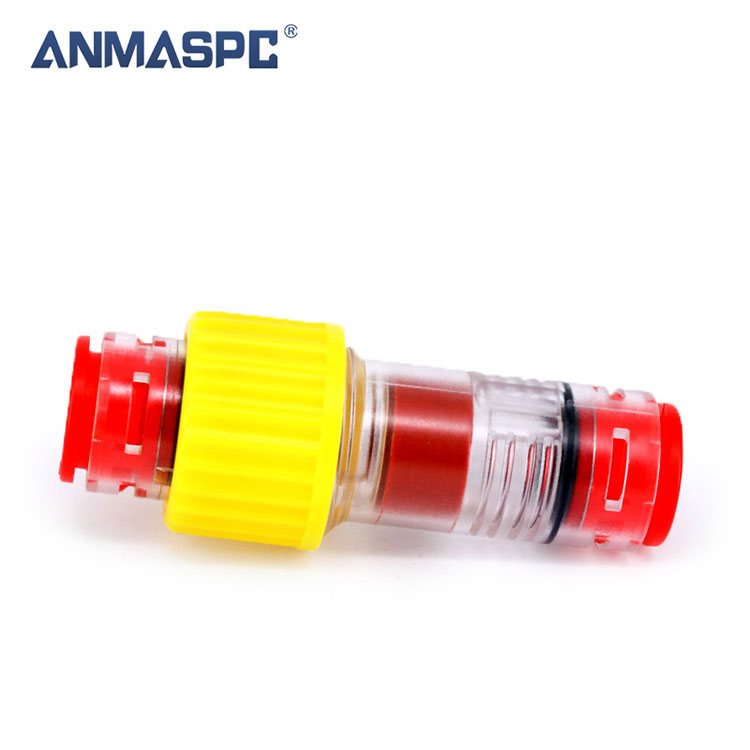 Conectores de bloque de gas de HDPE con clips