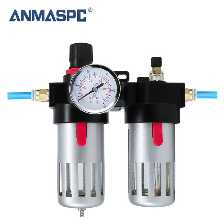 Unidad FRL combinada de aire de la serie AB de aceite de filtro neumático.